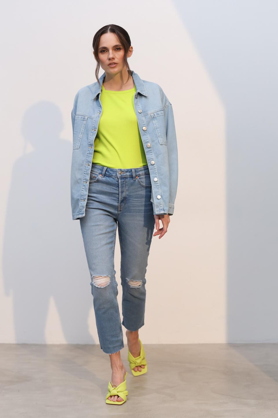 Жакет Angels джинсовый голубой