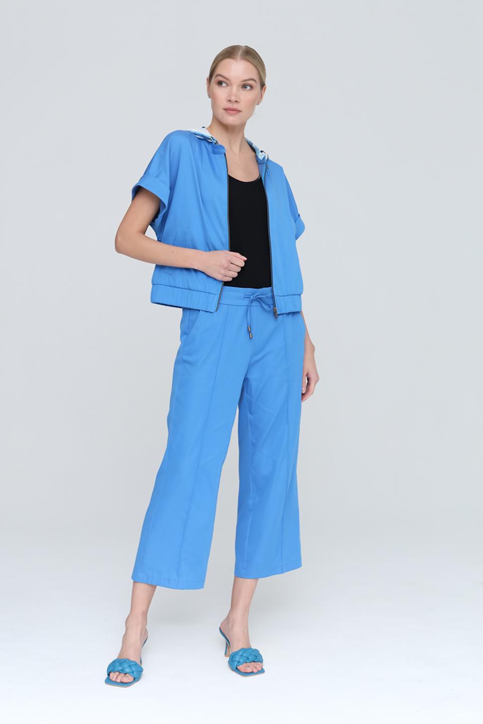 Жакет Tuzzi голубой с капюшоном