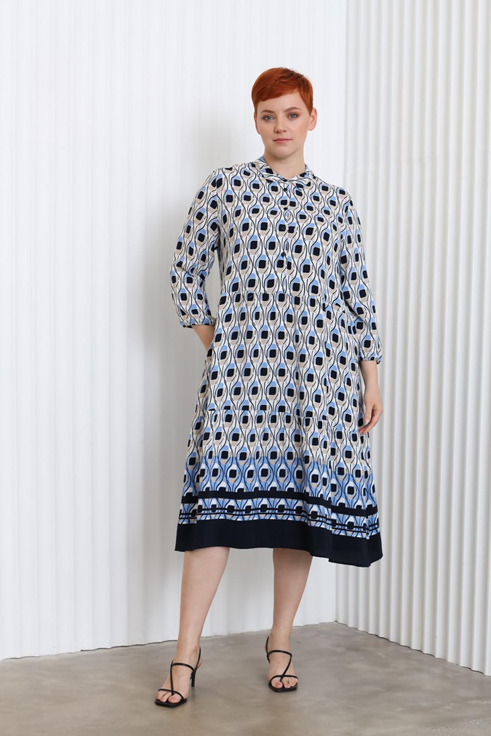 Платье Lebek с геометрическим принтом