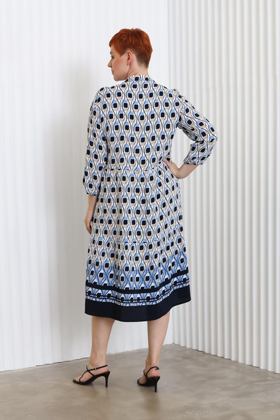 Платье Lebek с геометрическим принтом