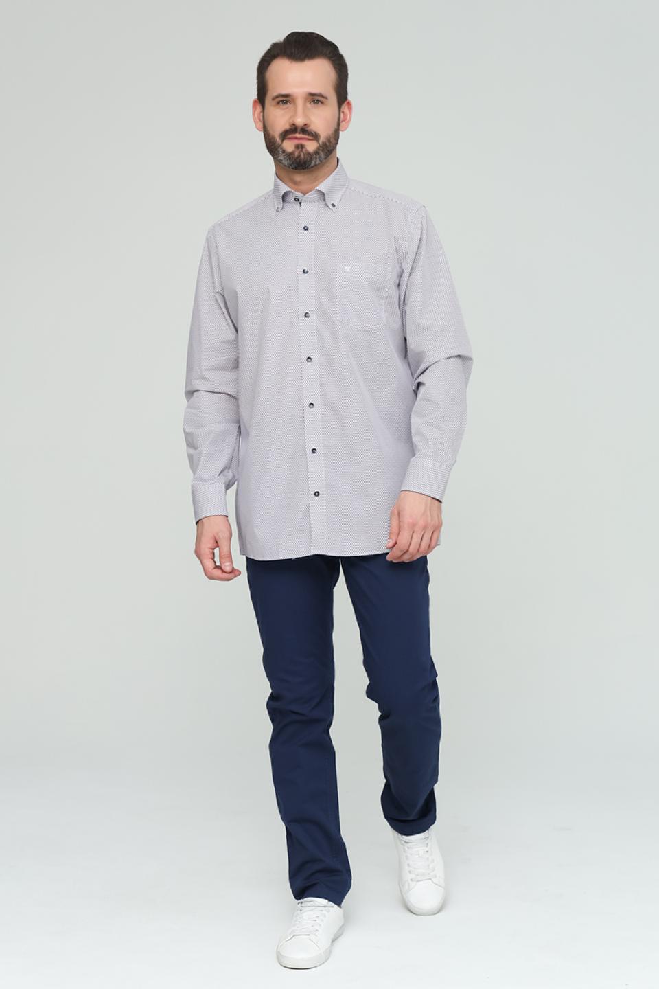 Рубашка Casa Moda с принтом Comfort Fit