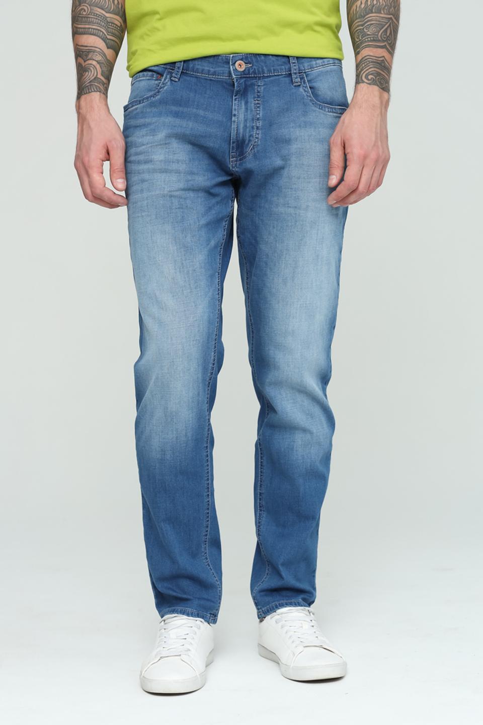 Джинсы Hattric Slim Fit голубые