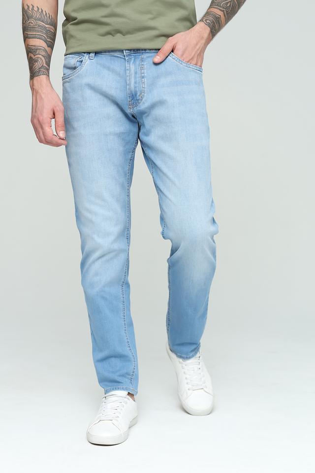 Джинсы Hattric Slim Fit голубые