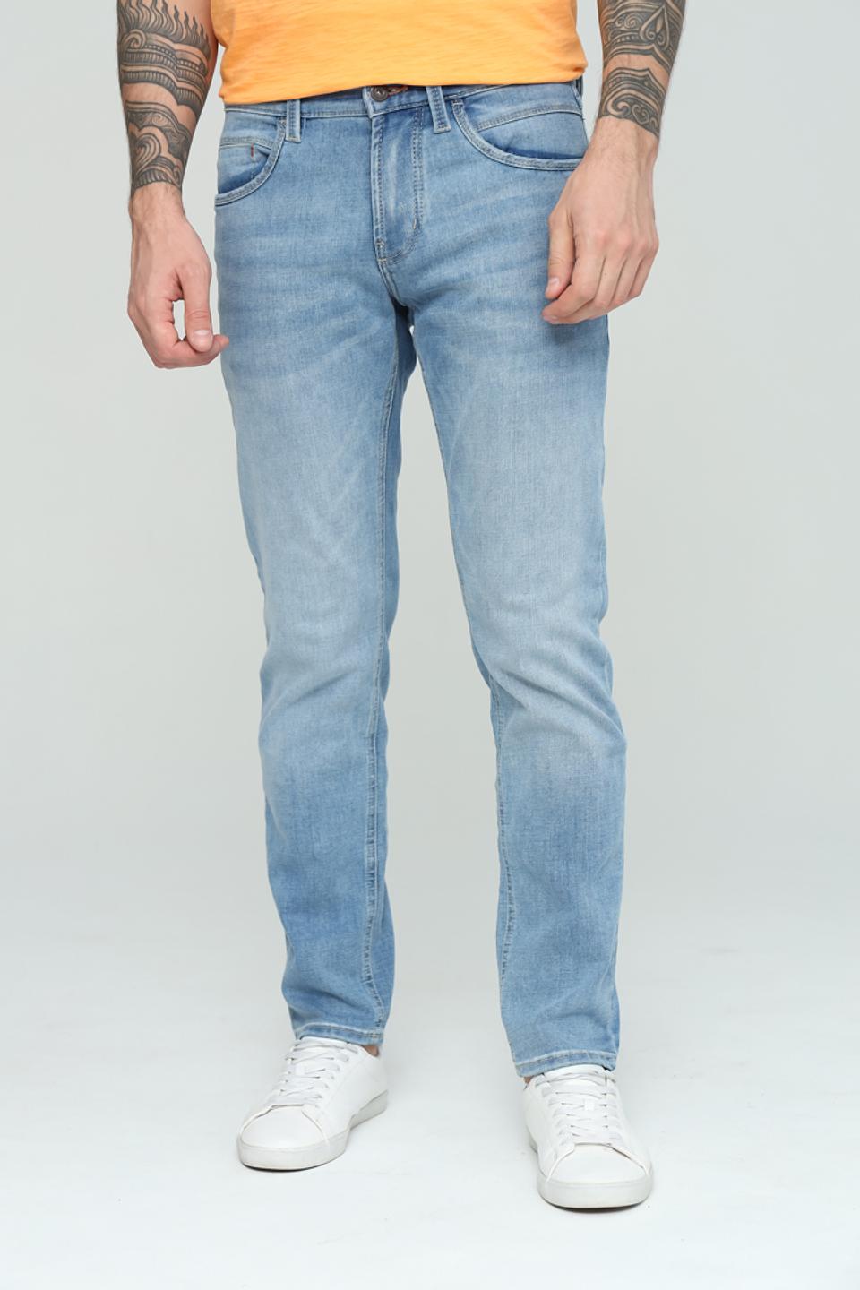 Джинсы Hattric Slim Fit голубые