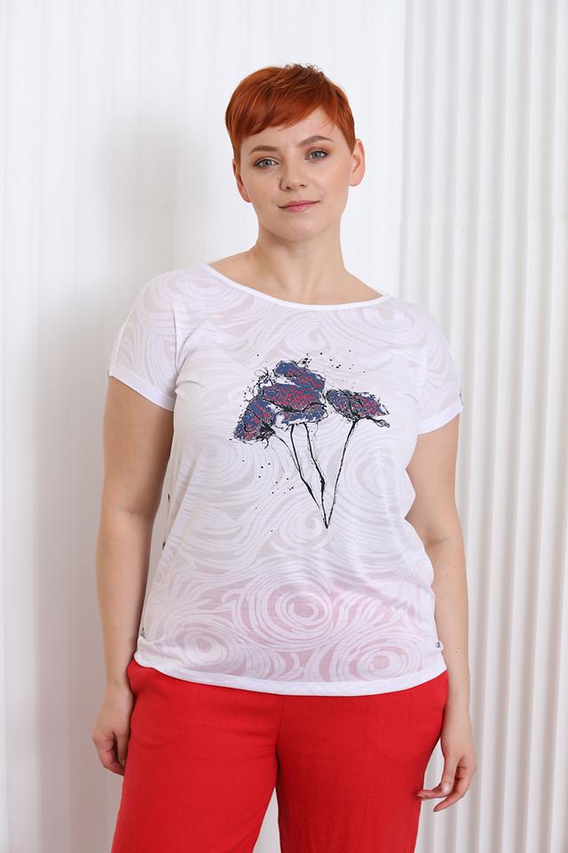 Футболка Lisa Campione с цветочным принтом