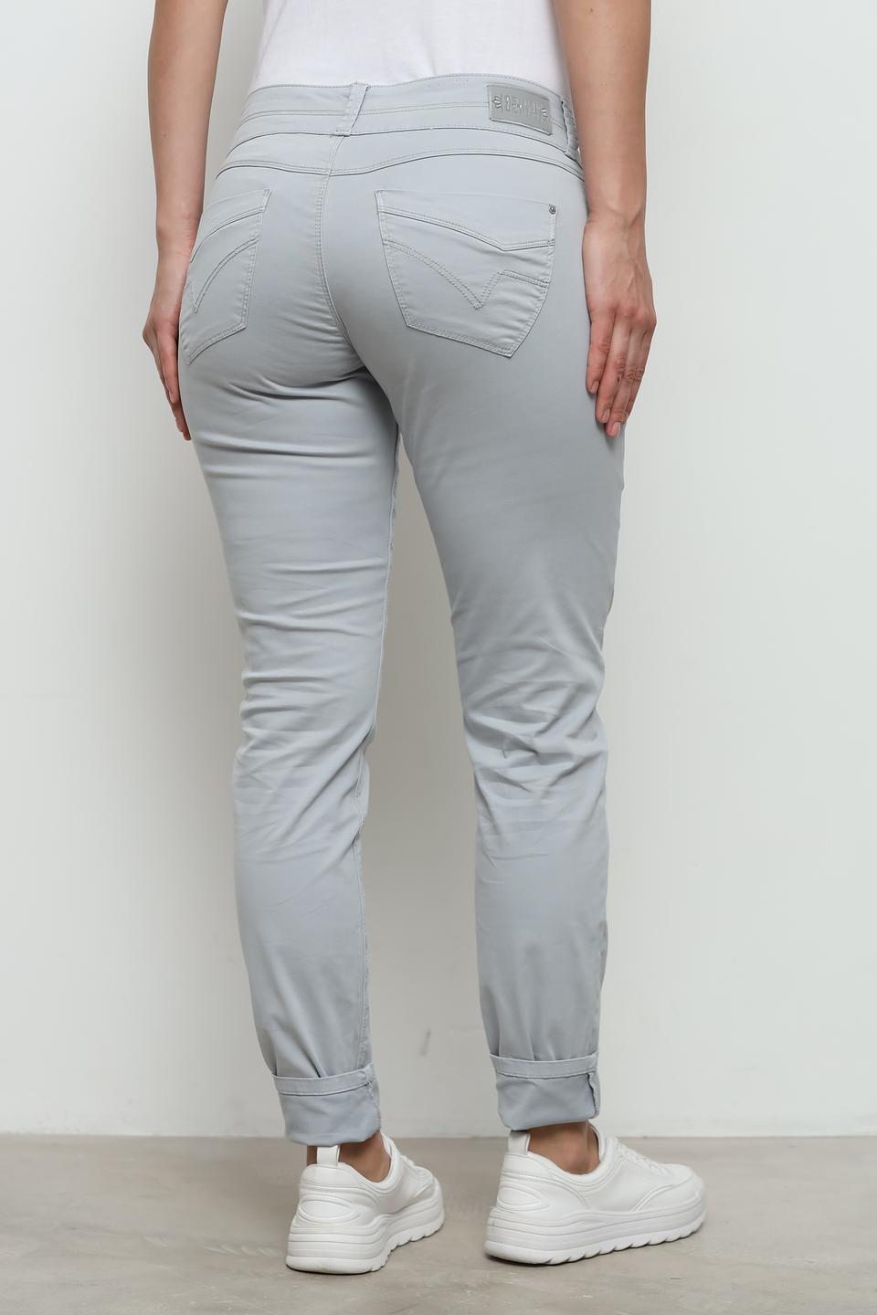 Брюки Time Zone серые с зауженным кроем