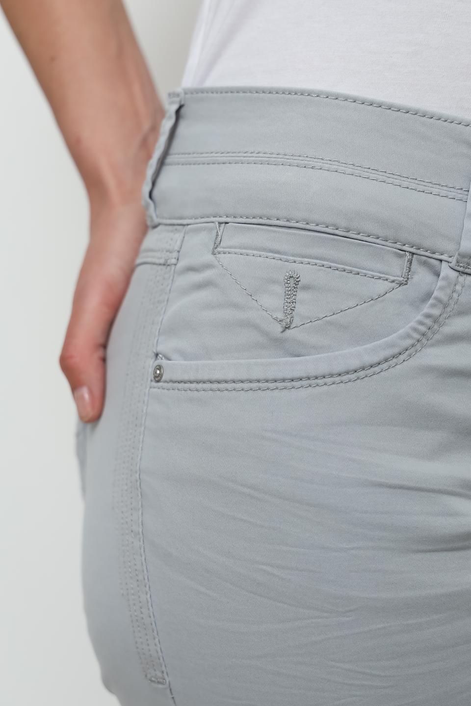 Брюки Time Zone серые с зауженным кроем