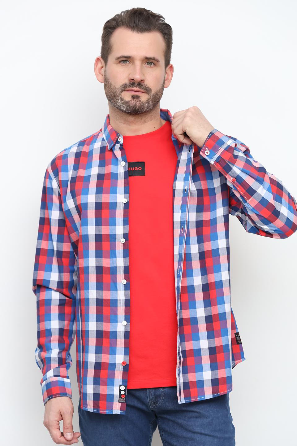 Рубашка Time Zone в клетку