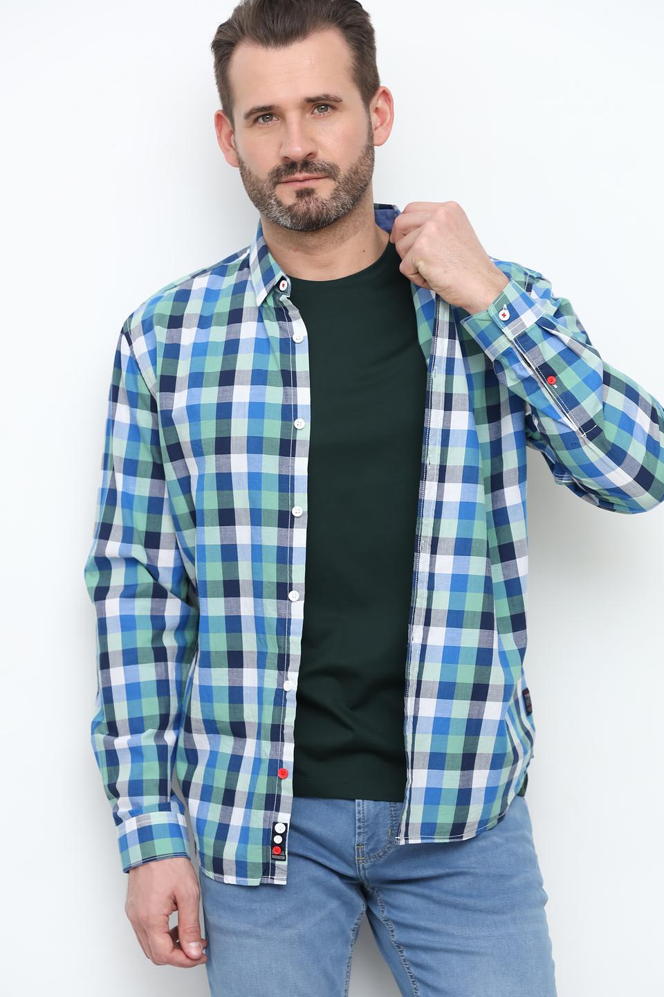 Рубашка Time Zone в клетку