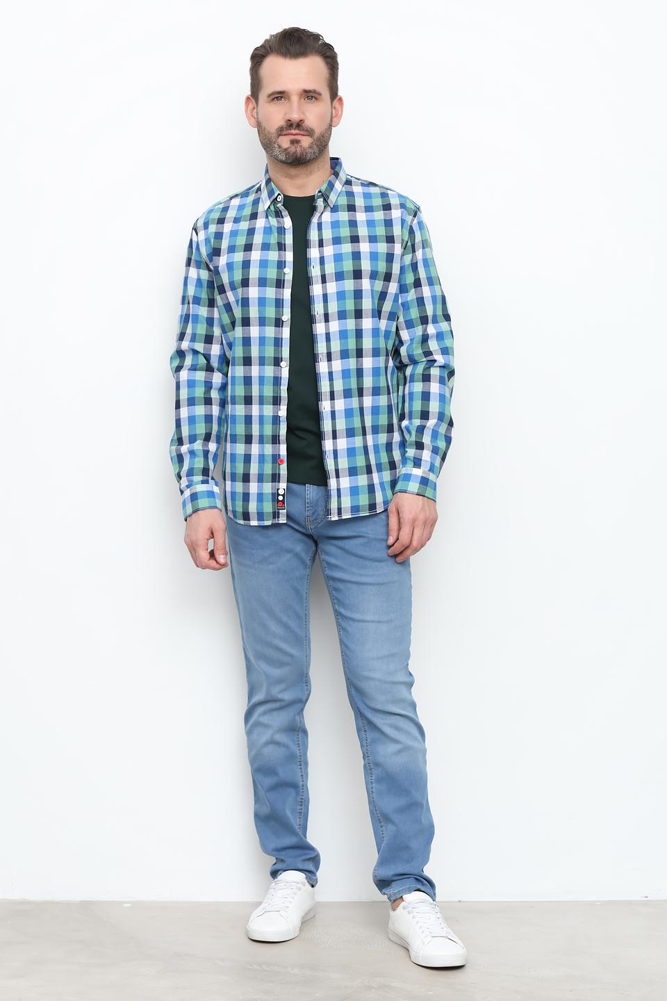 Рубашка Time Zone в клетку