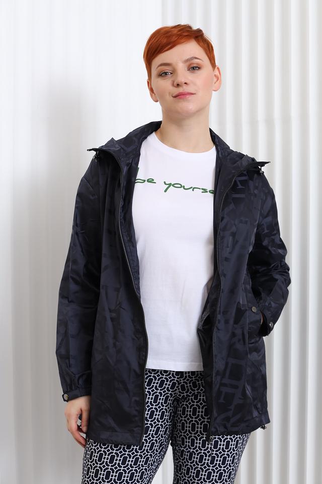 Куртка Heyer с принтом синяя