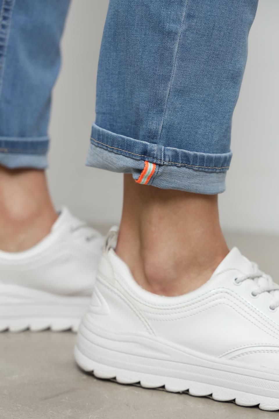 Джинсы Ppep. mom fit голубые