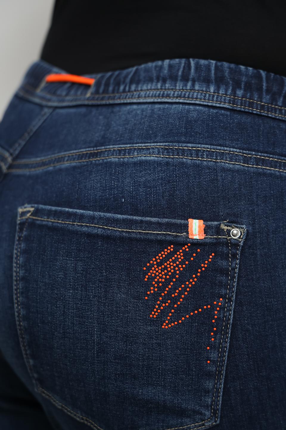 Джинсы Ppep. с утяжкой оранжевый