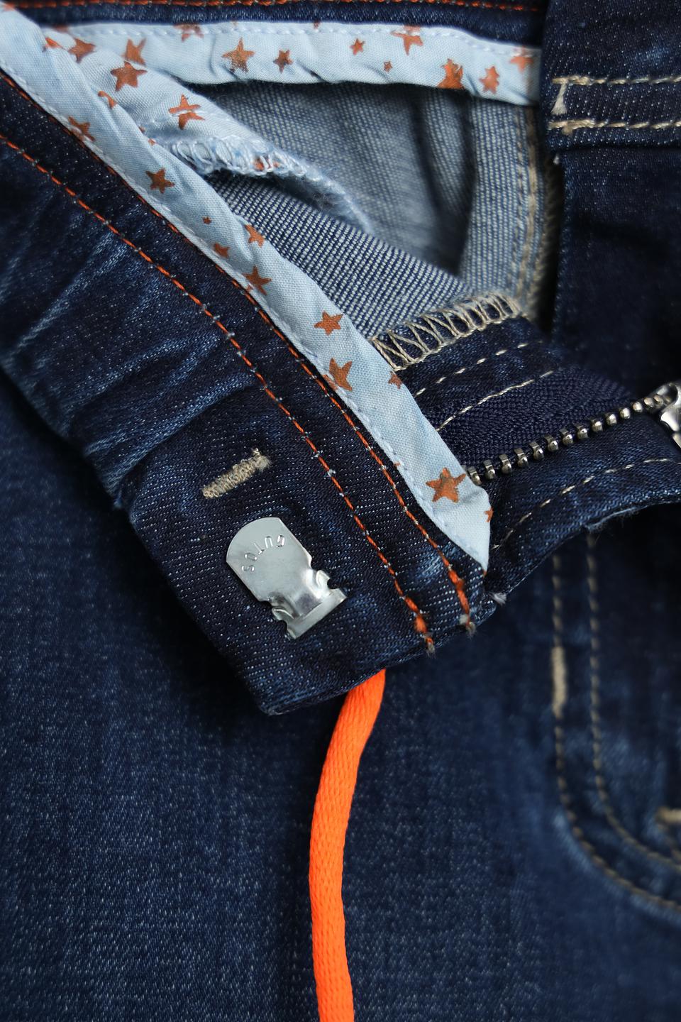 Джинсы Ppep. с утяжкой оранжевый