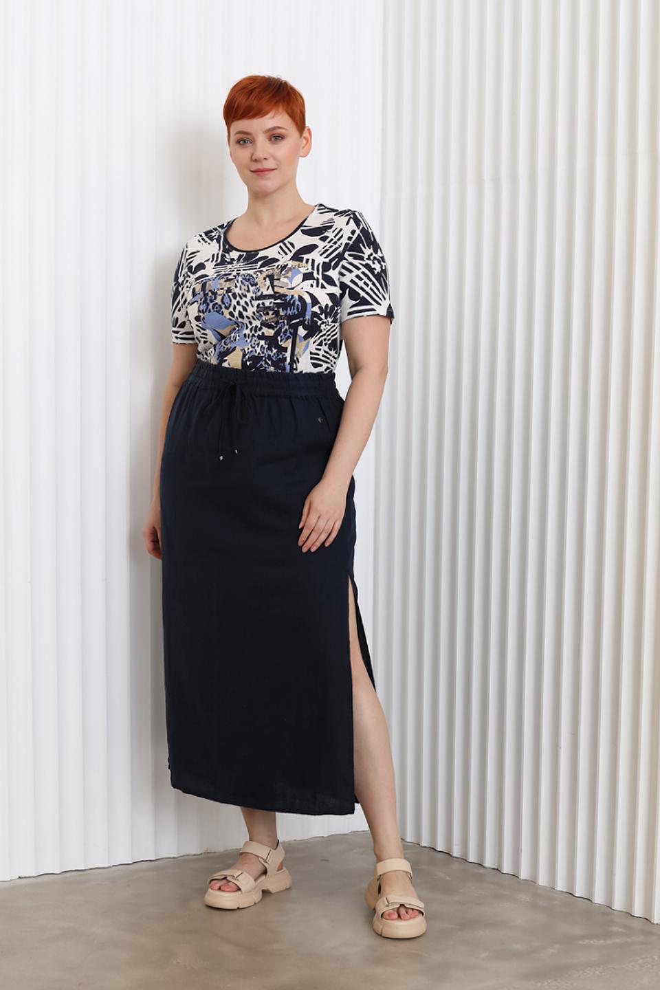 Блуза Lebek с принтом