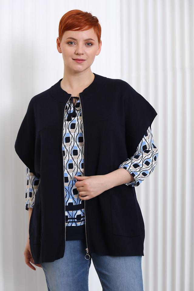 Жилет Barbara Lebek тёмно-синий