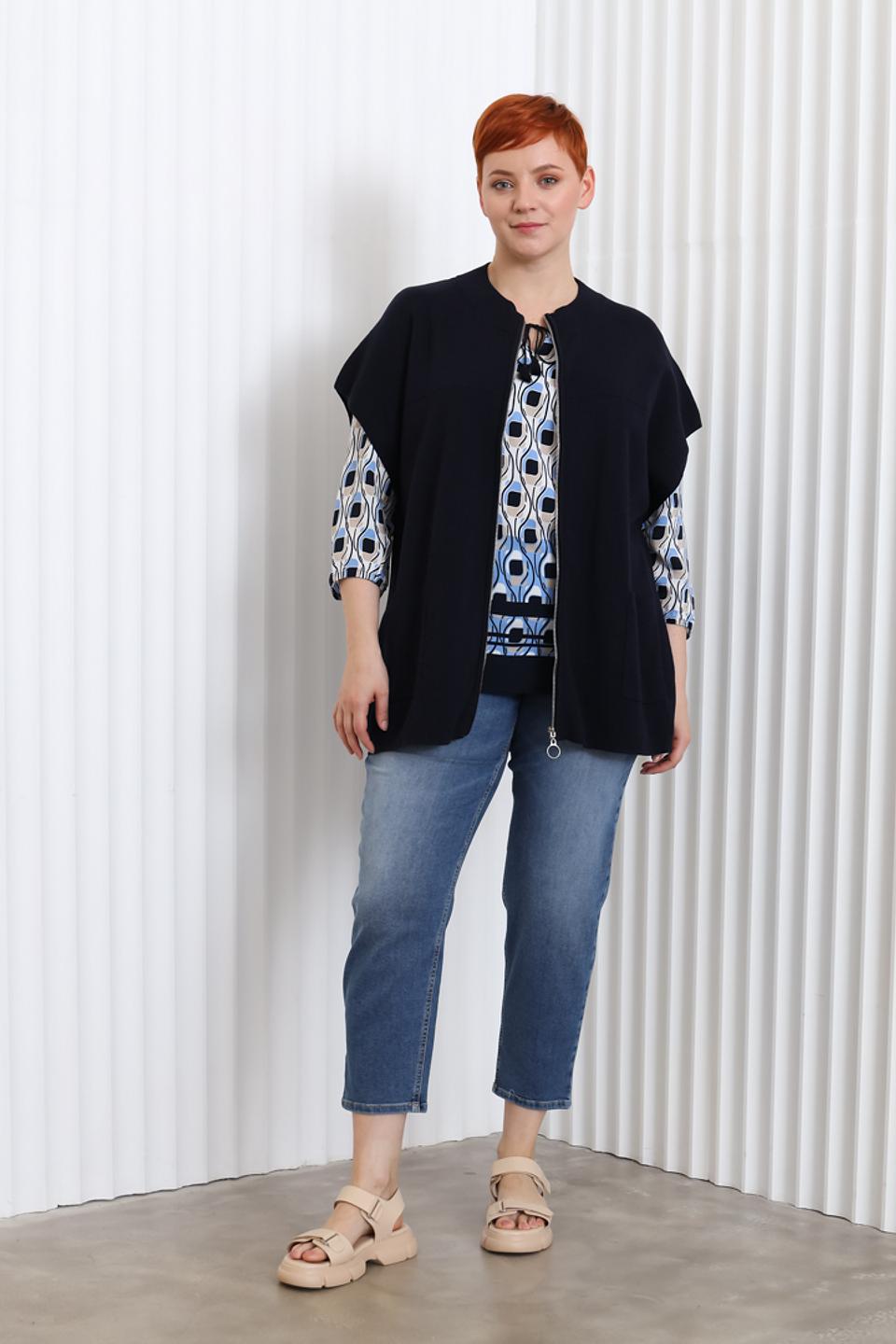 Жилет Barbara Lebek тёмно-синий