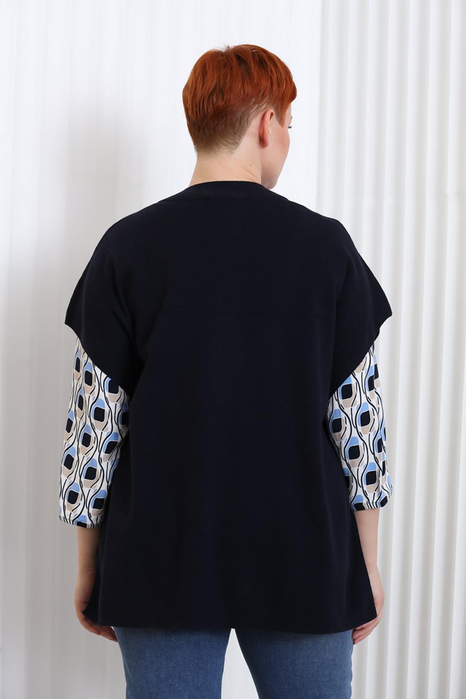 Жилет Barbara Lebek тёмно-синий