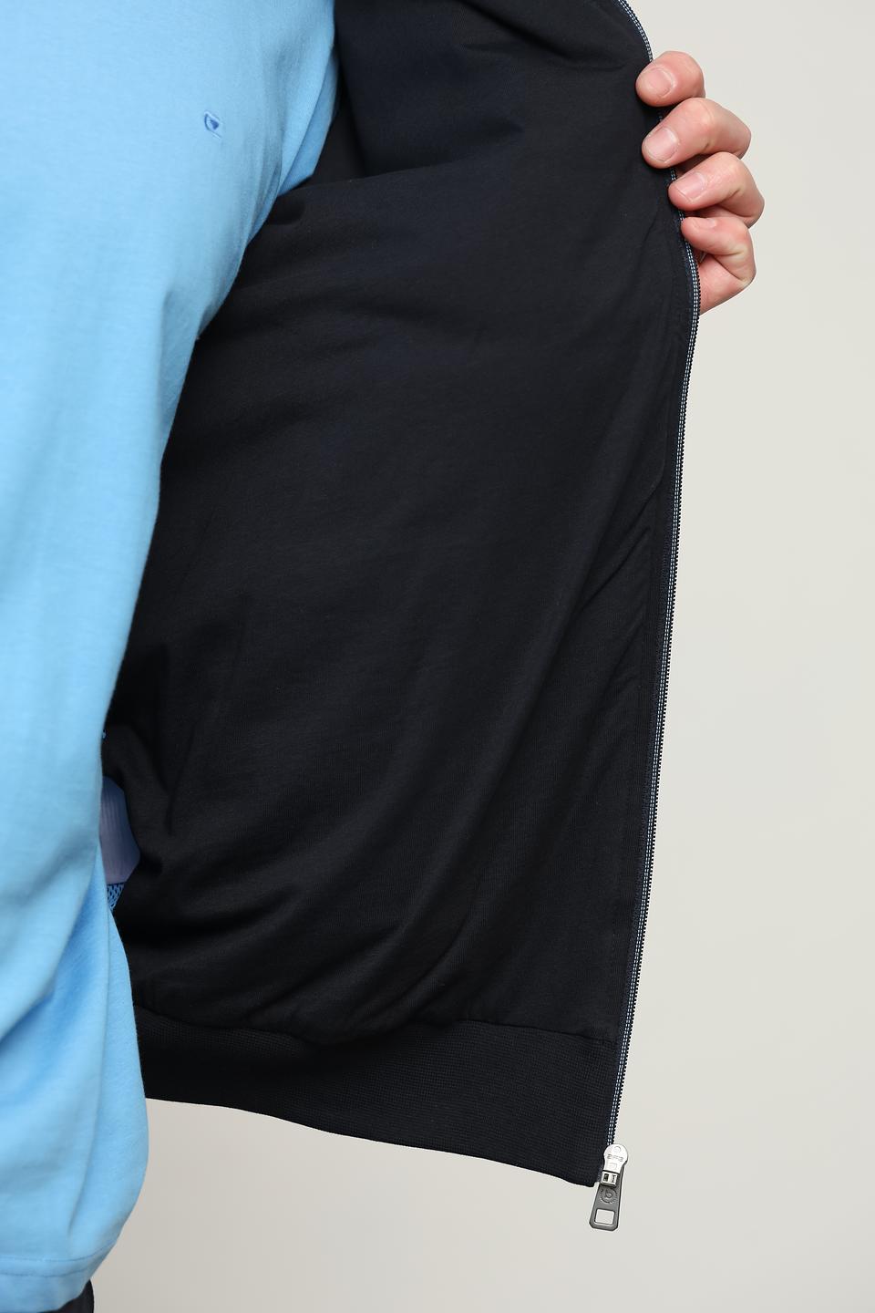 Кардиган Bugatti стеганый темно-синий