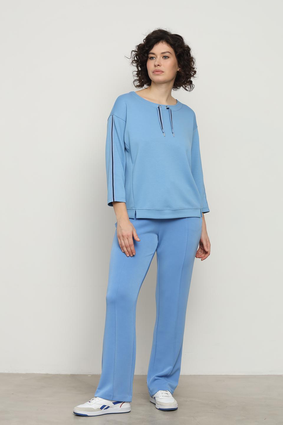 Джемпер Rabe collection голубой с декором