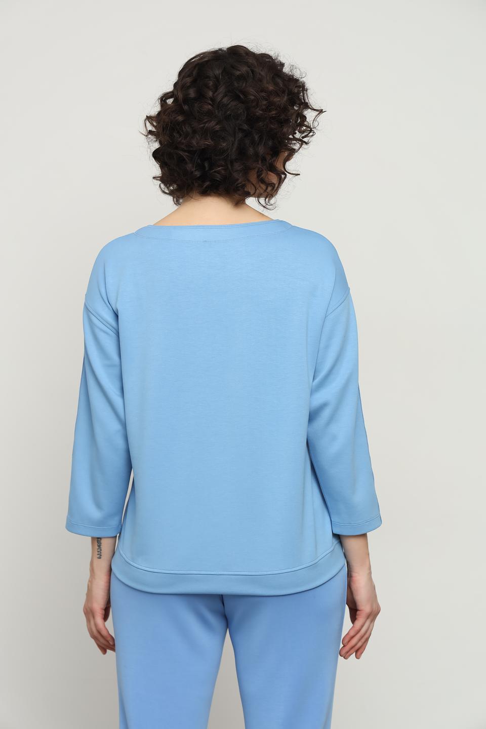 Джемпер Rabe collection голубой с декором