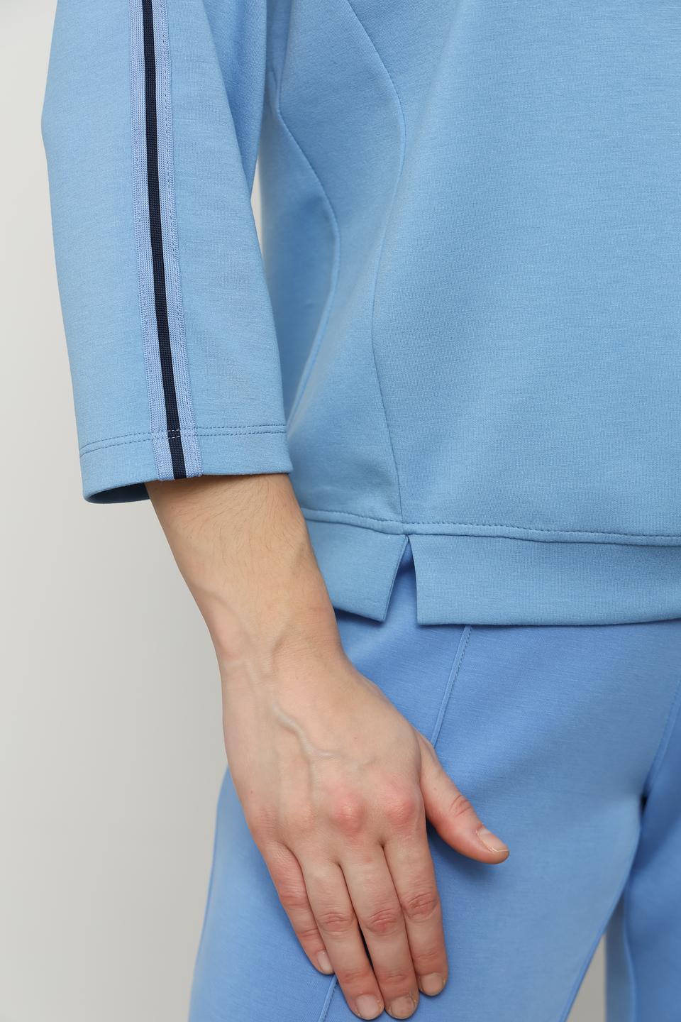 Джемпер Rabe collection голубой с декором