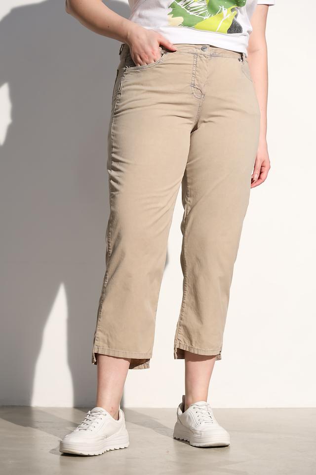 Брюки кюлоты Doris Streich бежевые