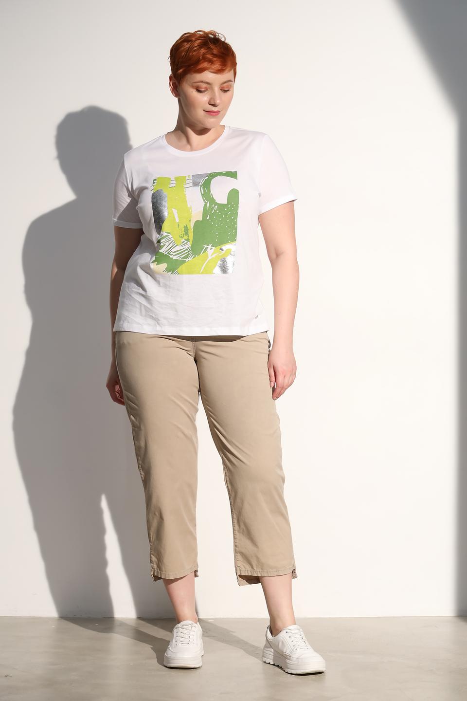 Брюки кюлоты Doris Streich бежевые