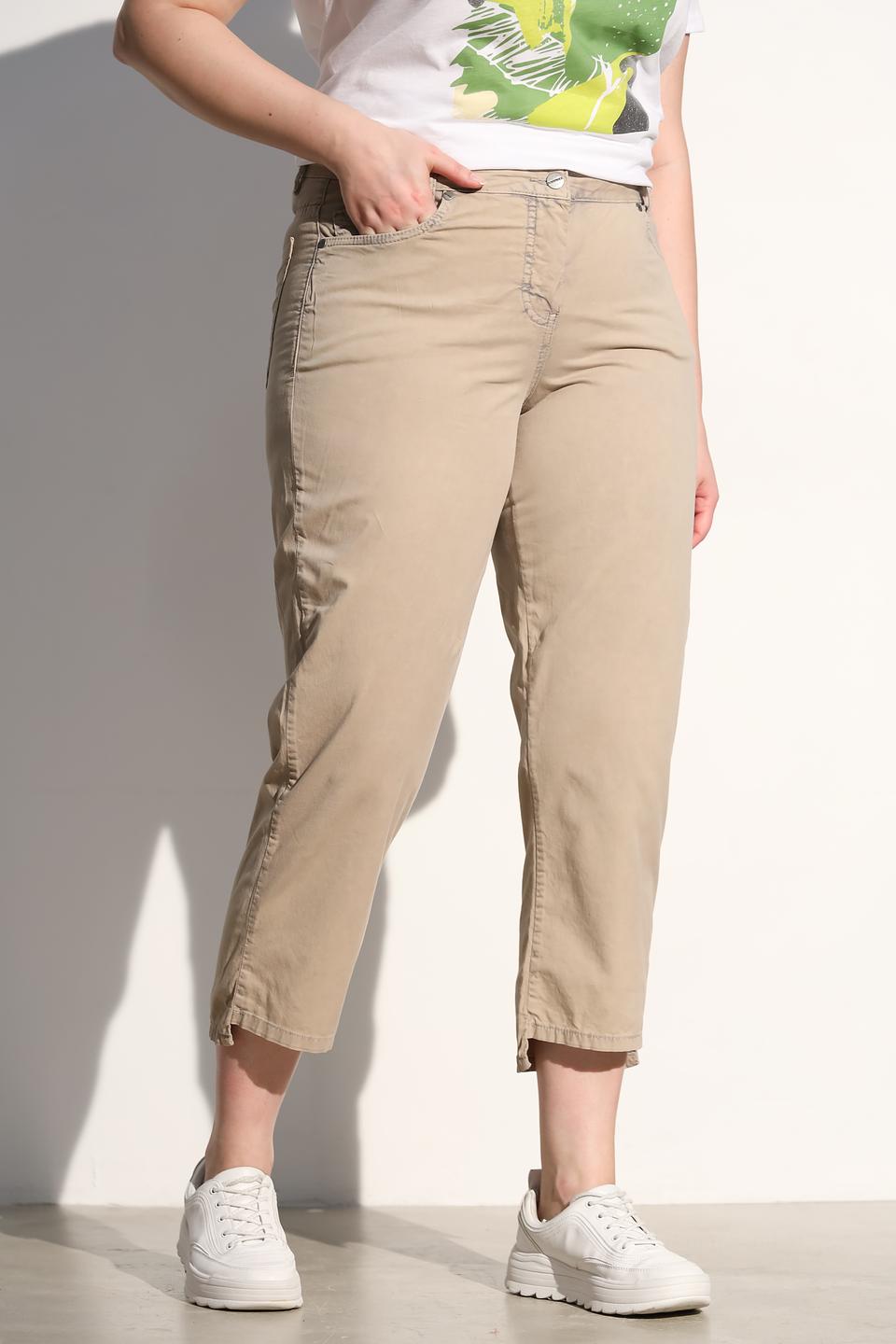 Брюки кюлоты Doris Streich бежевые