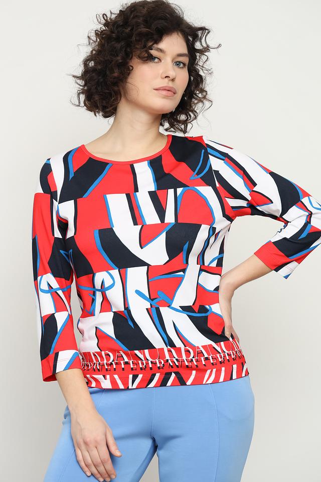 Блуза Rabe collection с абстрактным принтом