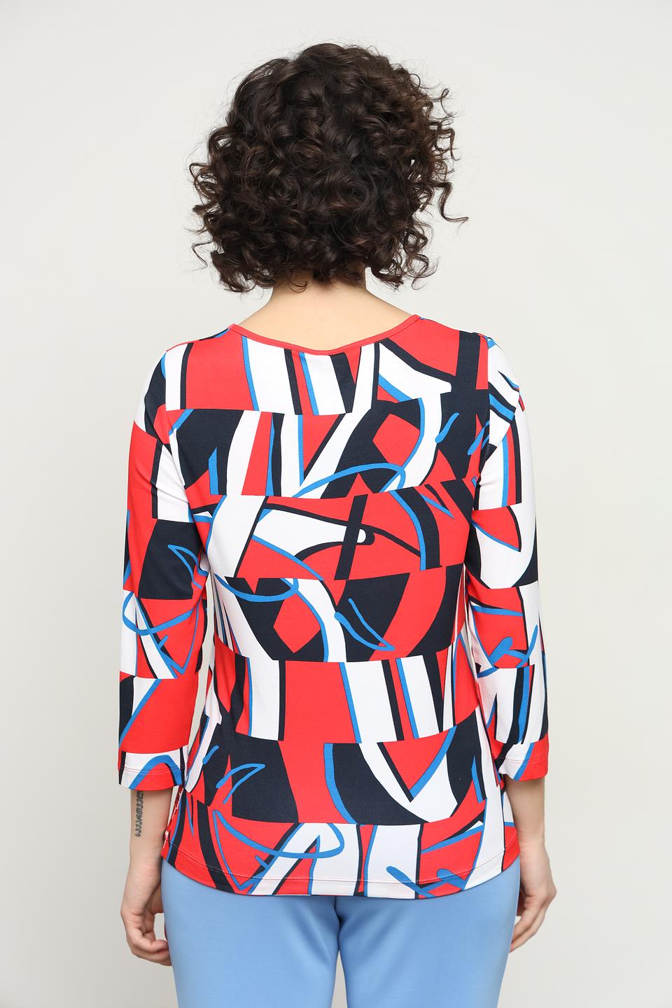 Блуза Rabe collection с абстрактным принтом