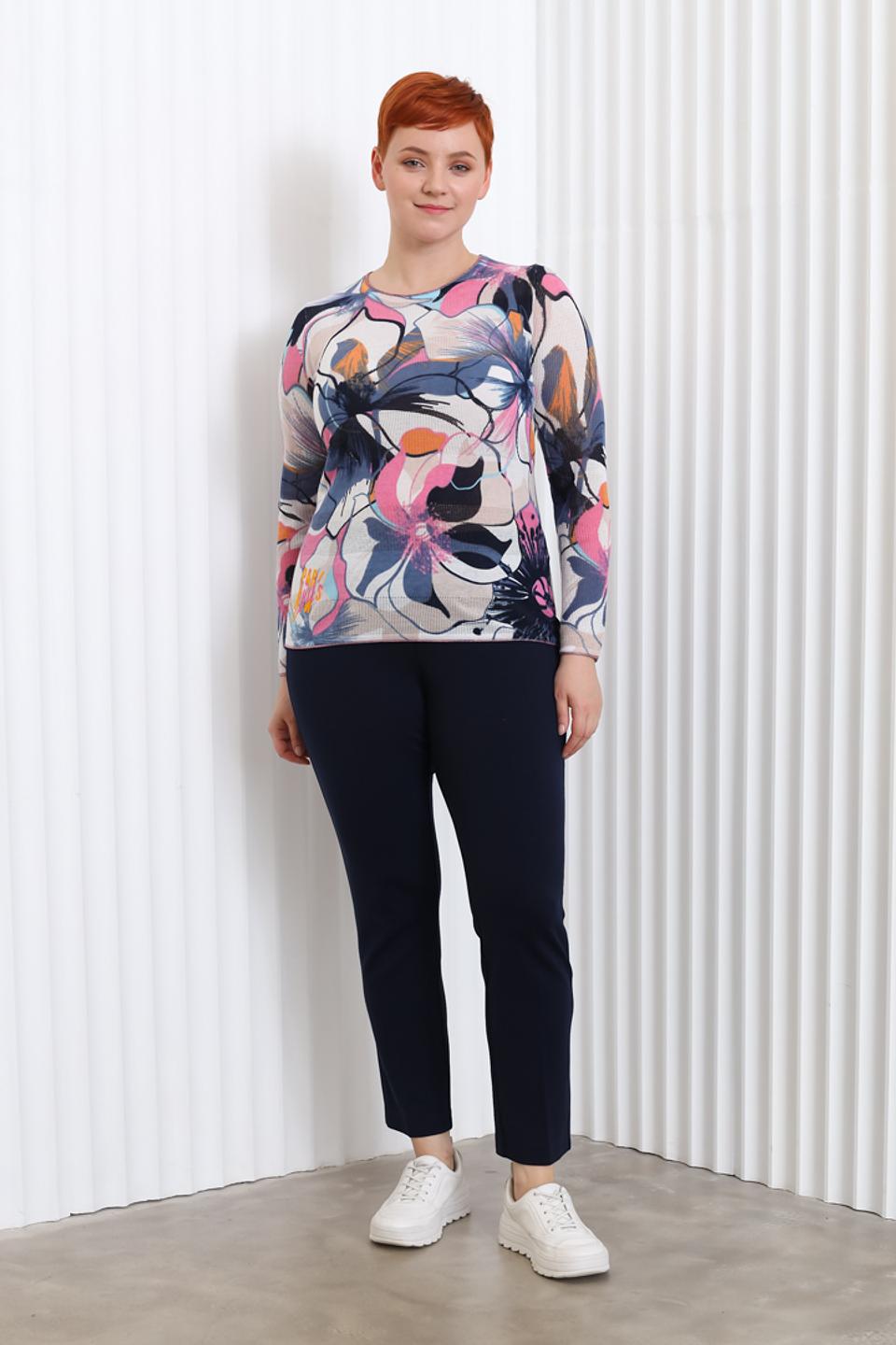 Пуловер Thomas Rabe с цветочным принтом