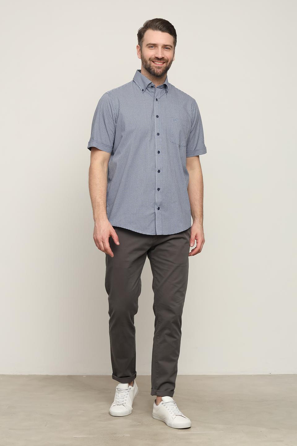 Рубашка кр Casa Moda в клетку