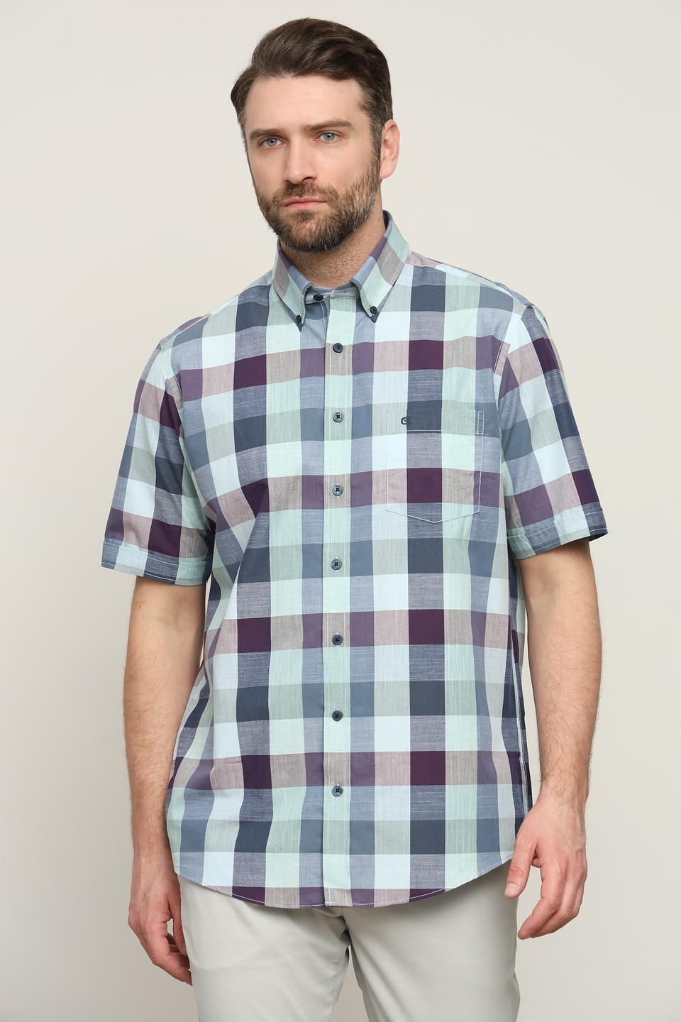 Рубашка кр Casa Moda в клетку