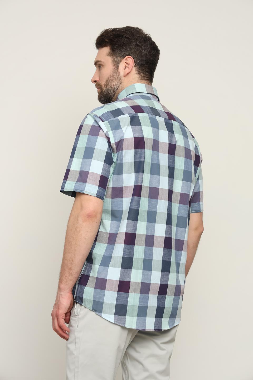 Рубашка кр Casa Moda в клетку