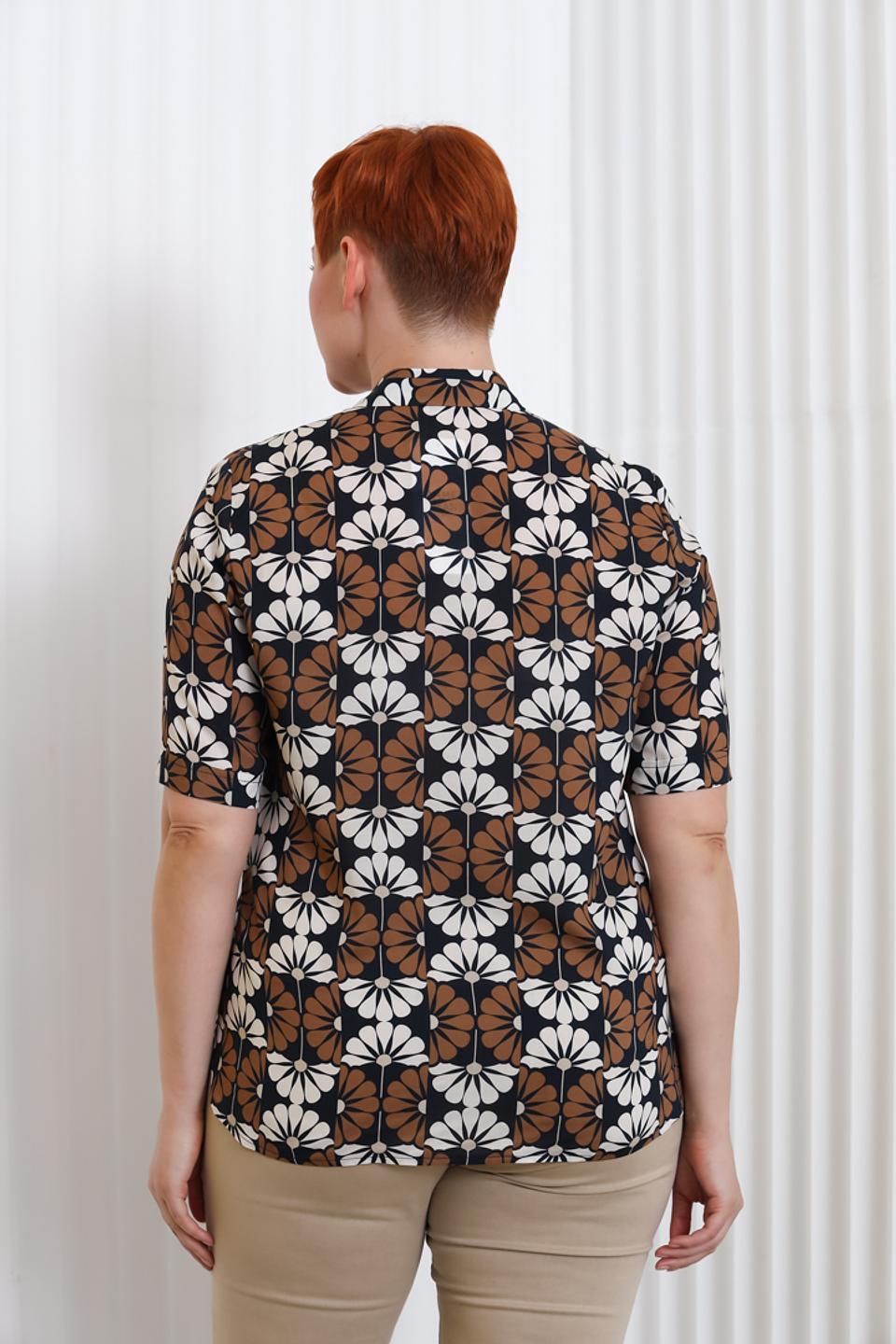 Рубашка Sommer mann с цветочным принтом