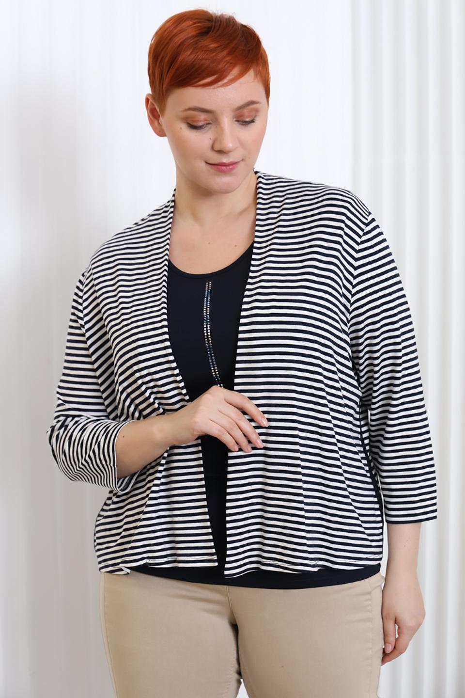 Кардиган Lebek в полоску