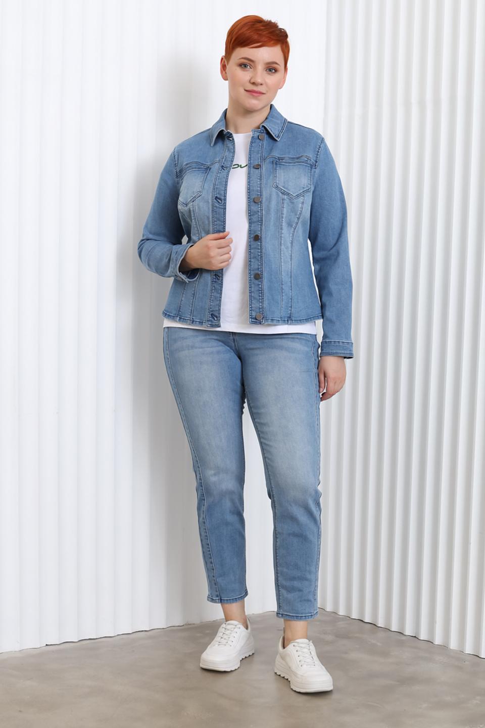 Жакет Lebek джинсовый голубой