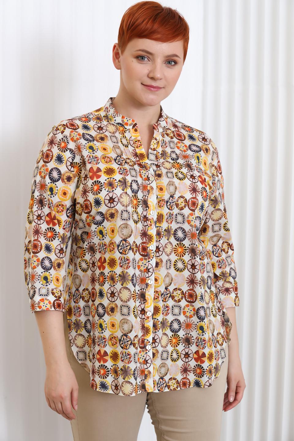 Блуза Sommer mann с цветочным принтом