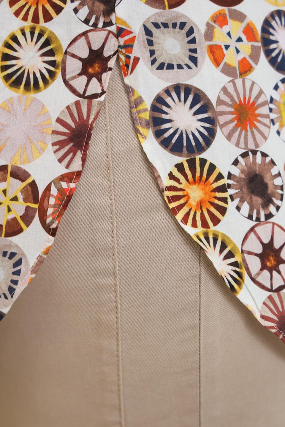 Блуза Sommer mann с цветочным принтом