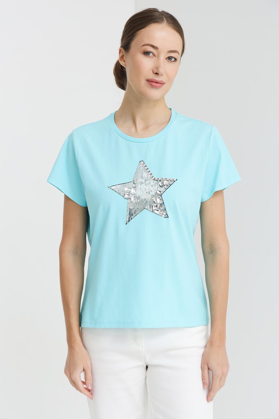 Футболка Pezzo с блестящей звездой