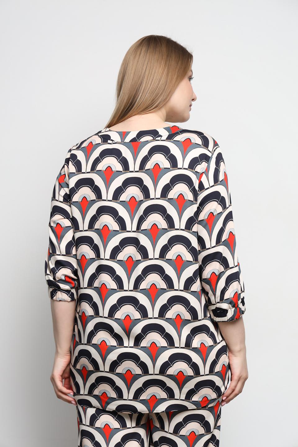 Блуза Be Yourself с геометрическим принтом