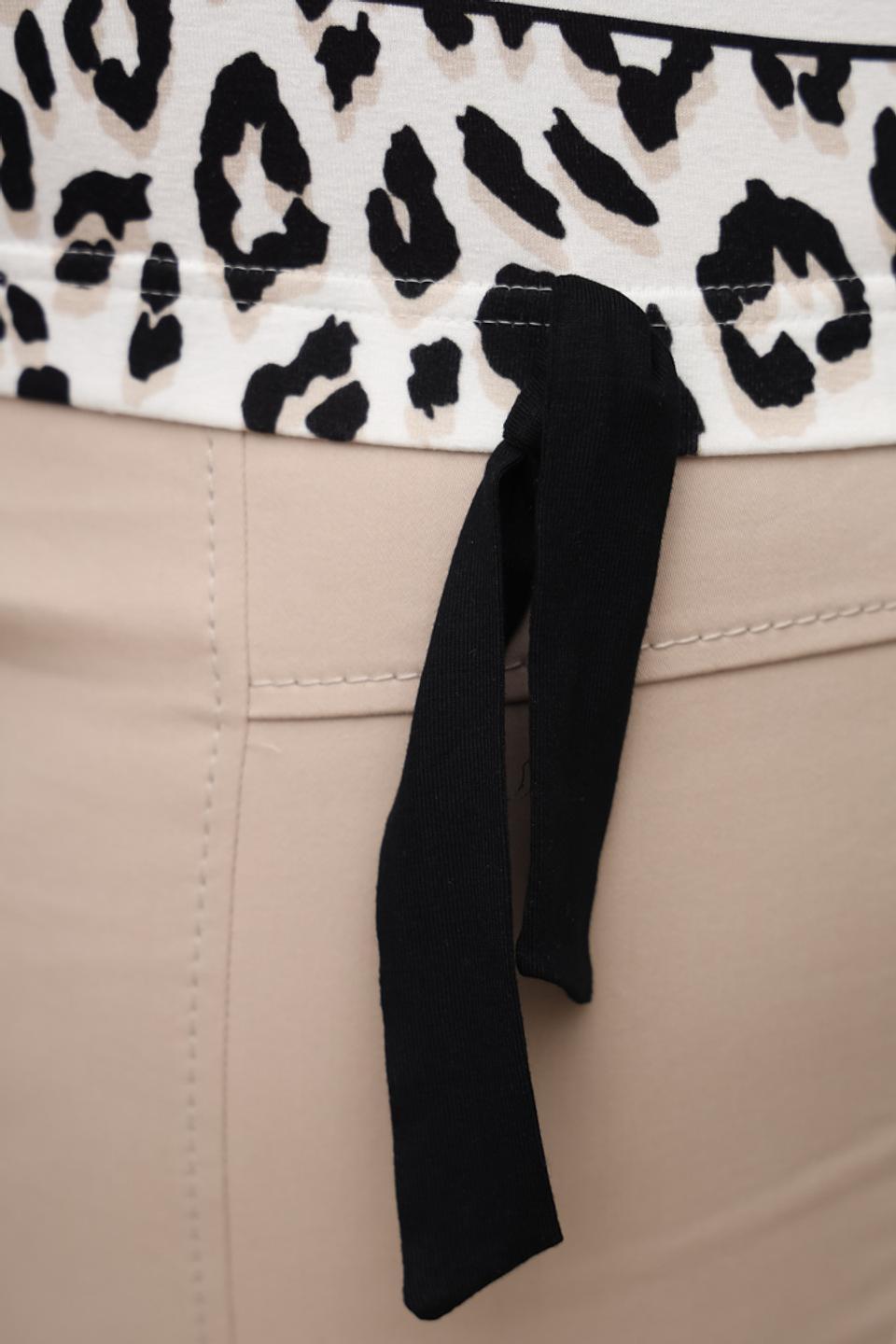 Блуза Frank Walder леопард с поясом