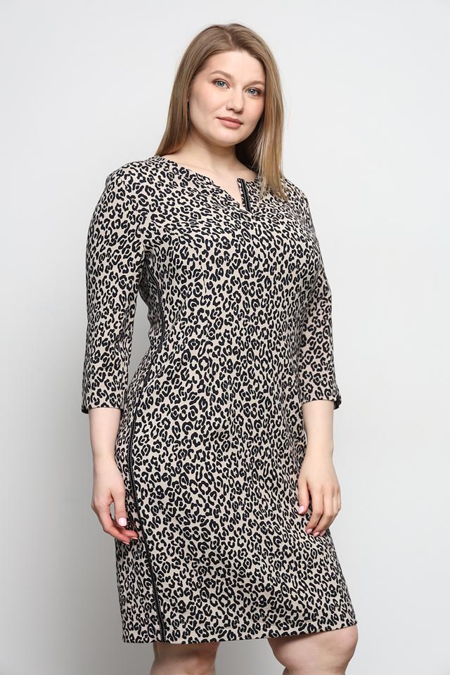 Платье Frank Walder с леопардовым принтом