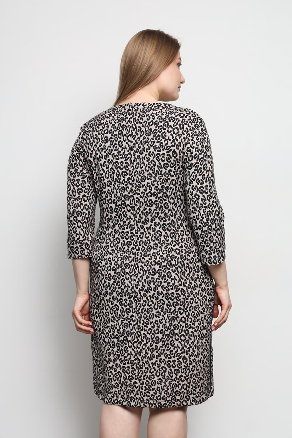 Платье Frank Walder с леопардовым принтом