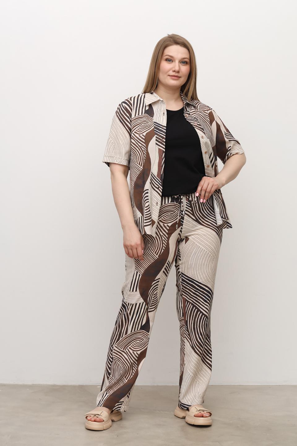 Рубашка Sommer mann с принтом