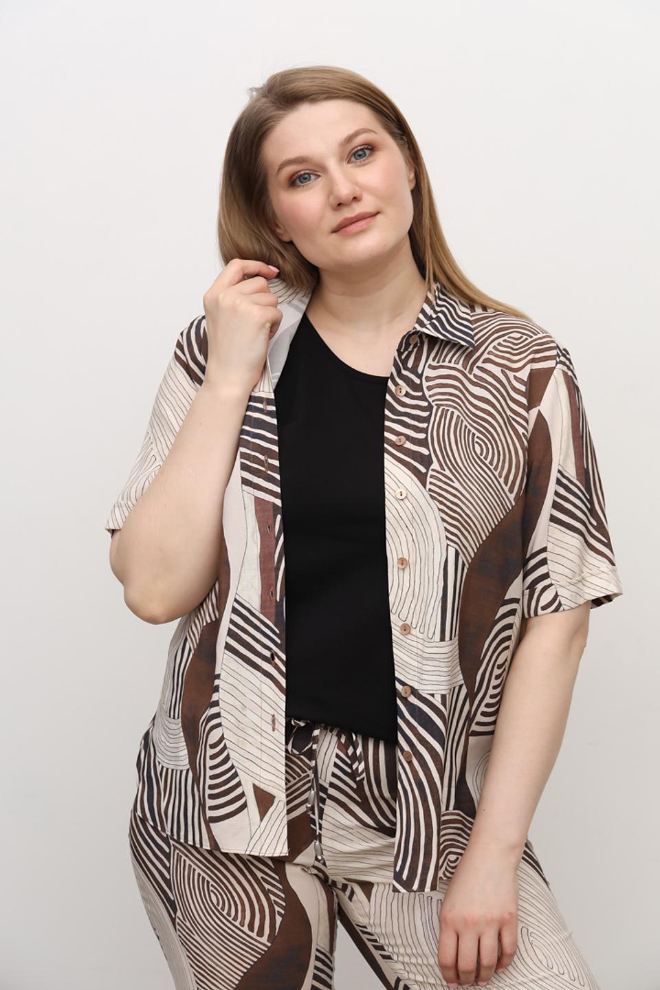 Рубашка Sommer mann с принтом