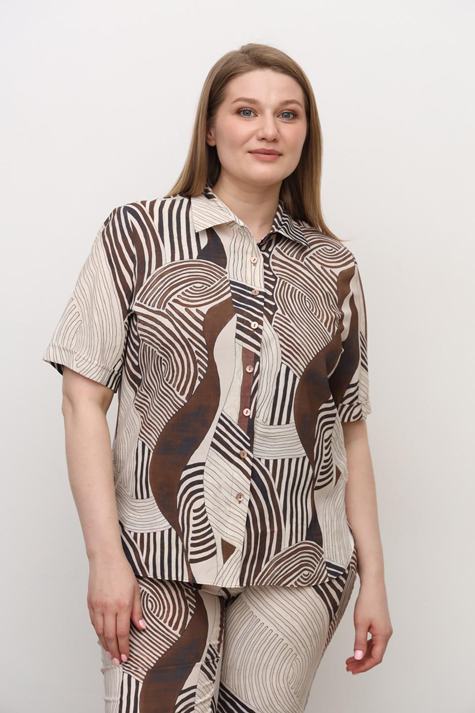 Рубашка Sommer mann с принтом