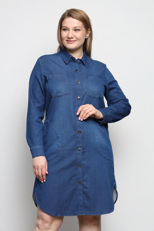 Платье рубашка джинсовое Olsen