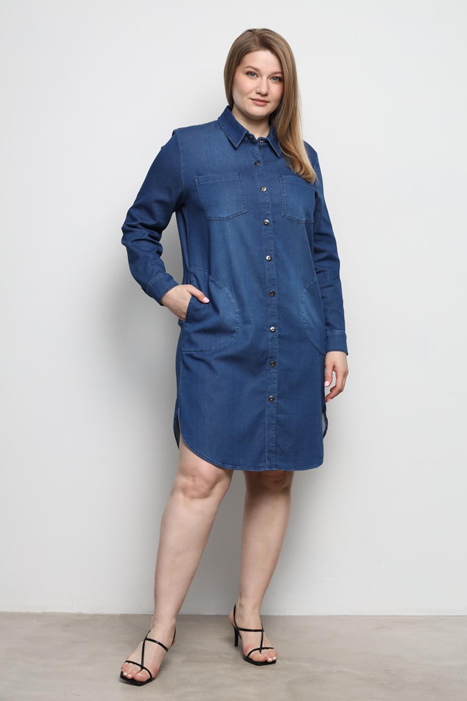 Платье рубашка джинсовое Olsen